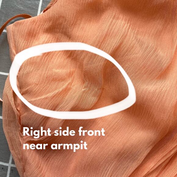 Veronica Beard Florencia Cross Front Silk Sleeveless Coral Chiffon Maxi Dress 8 - Picture 15 of 16